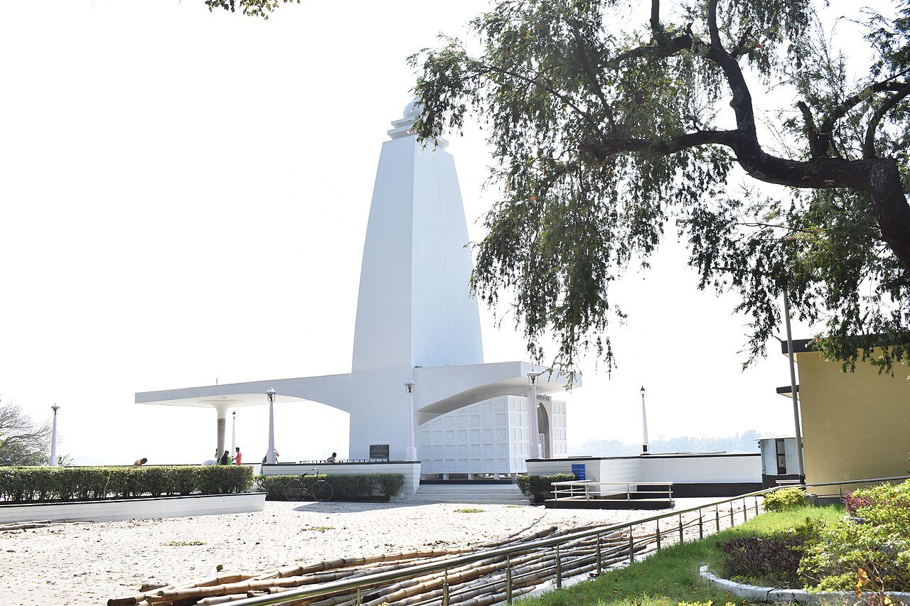 Historic Gandhi Ghat on the Hooghly river promenade in Barrackpore, North 24 Parganas
