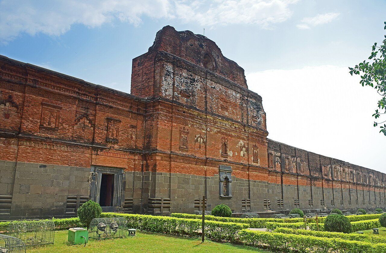 Historic terracotta Adina Mosque and mango export trading gateway in Malda