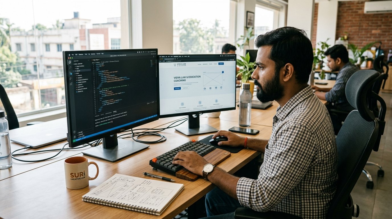Professional corporate web development for legal and coaching institutes in Suri